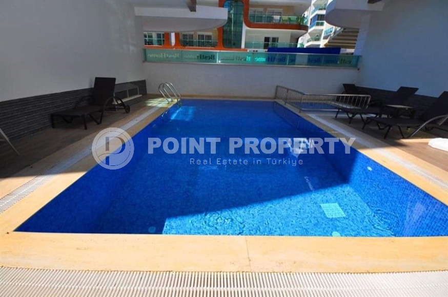 Просторная двухуровневая квартира с тремя спальными комнатами, на 5-м этаже с мансардой, в центре Аланьи-id-7028-фото-23