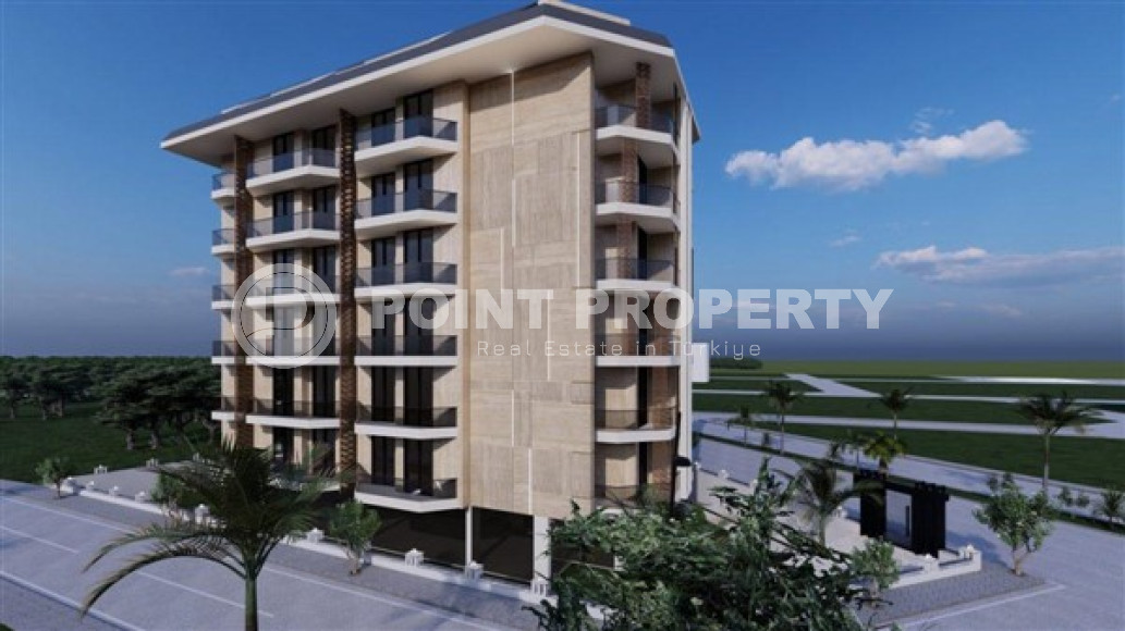 Two bedroom apartment, 77m², in Oba area, Alanya in a residence under construction 350m from the sea-id-1549-photo-3