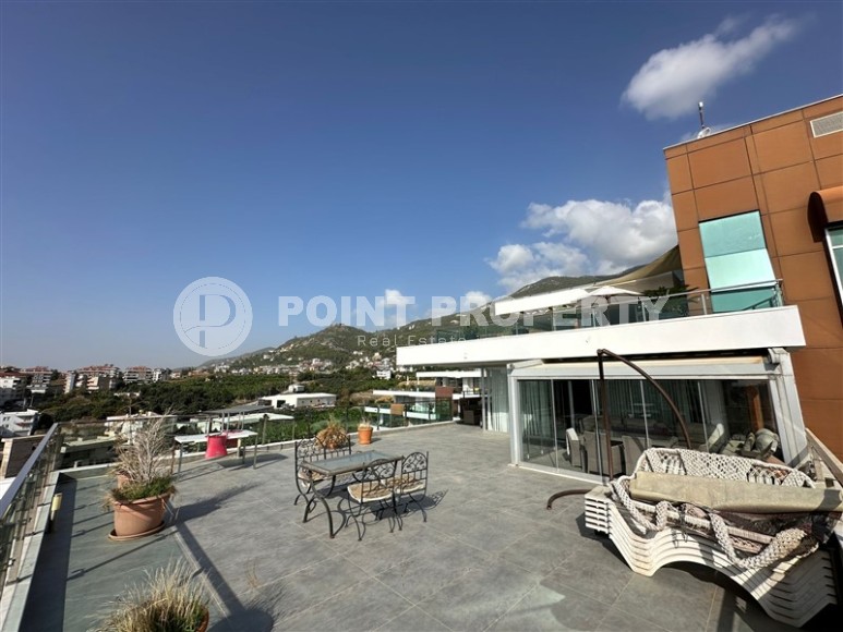 Современная квартира с тремя спальнями и большой открытой террасой, площадью 125 м2, в спокойном районе Аланьи - Джикджилли-id-7030-фото-14