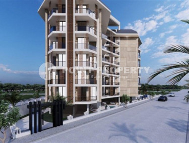 Two bedroom apartment, 77m², in Oba area, Alanya in a residence under construction 350m from the sea-id-1549-photo-5