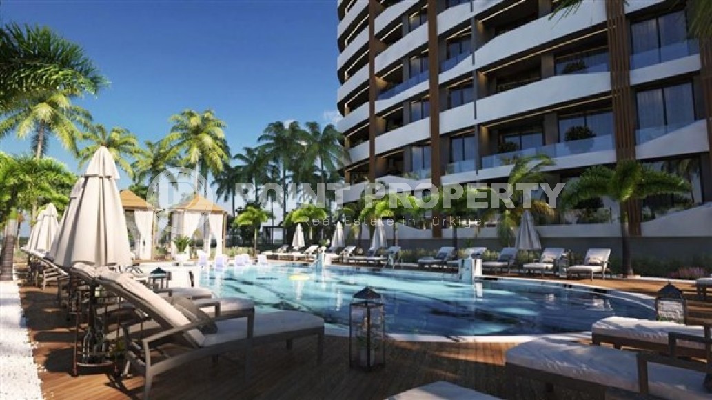 Небольшая квартира с чистовой отделкой в жилом комплексе на финальном этапе строительства, в километре от моря-id-7031-фото-3