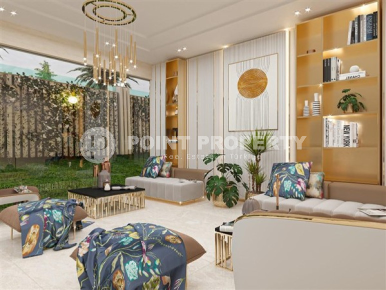 Two bedroom apartment, 77m², in Oba area, Alanya in a residence under construction 350m from the sea-id-1549-photo-7