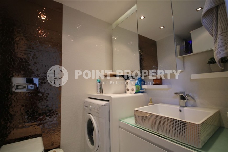 Двухуровневая квартира 3+1, общей площадью 180 м2, в современном жилом комплексе в центре Аланьи-id-7033-фото-14