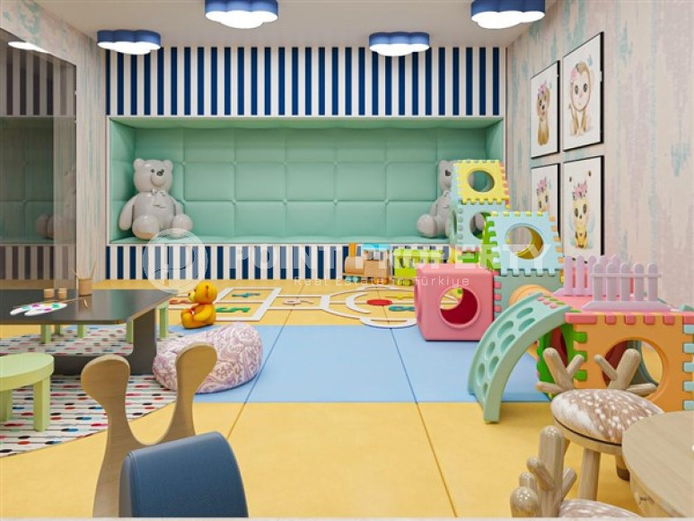 Two bedroom apartment, 77m², in Oba area, Alanya in a residence under construction 350m from the sea-id-1549-photo-10