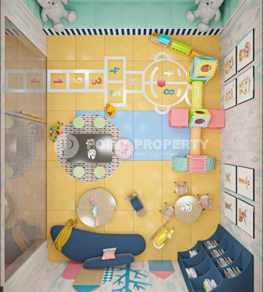 Two bedroom apartment, 77m², in Oba area, Alanya in a residence under construction 350m from the sea-id-1549-photo-11