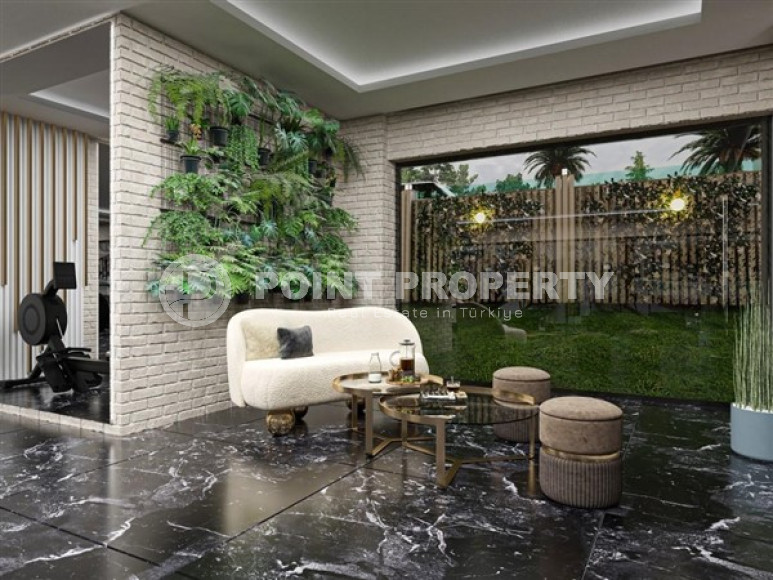 Two bedroom apartment, 77m², in Oba area, Alanya in a residence under construction 350m from the sea-id-1549-photo-12