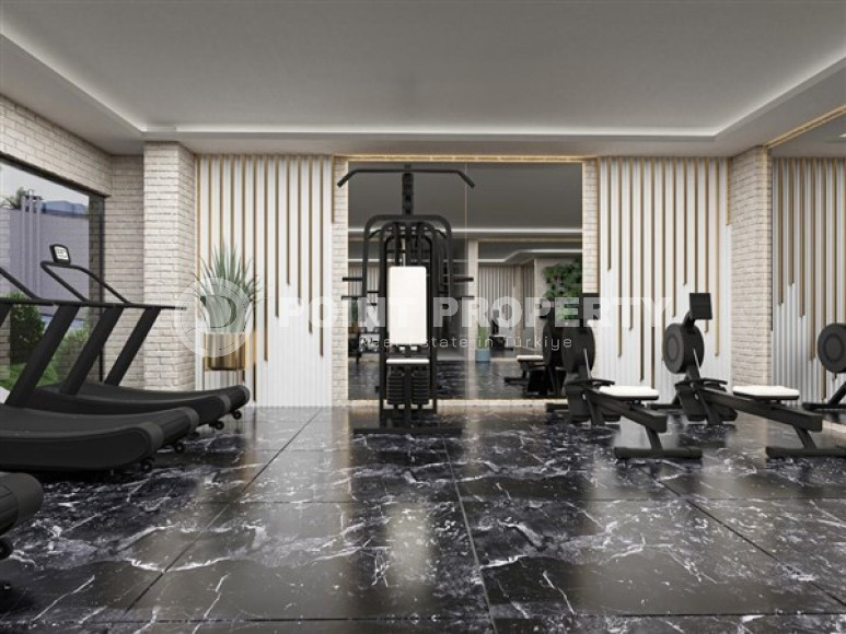 Two bedroom apartment, 77m², in Oba area, Alanya in a residence under construction 350m from the sea-id-1549-photo-14