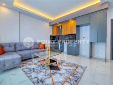 Furnished 1+1 apartment in a new complex in the very center of the European Oba district, 50 m2-id-1075-photo-2