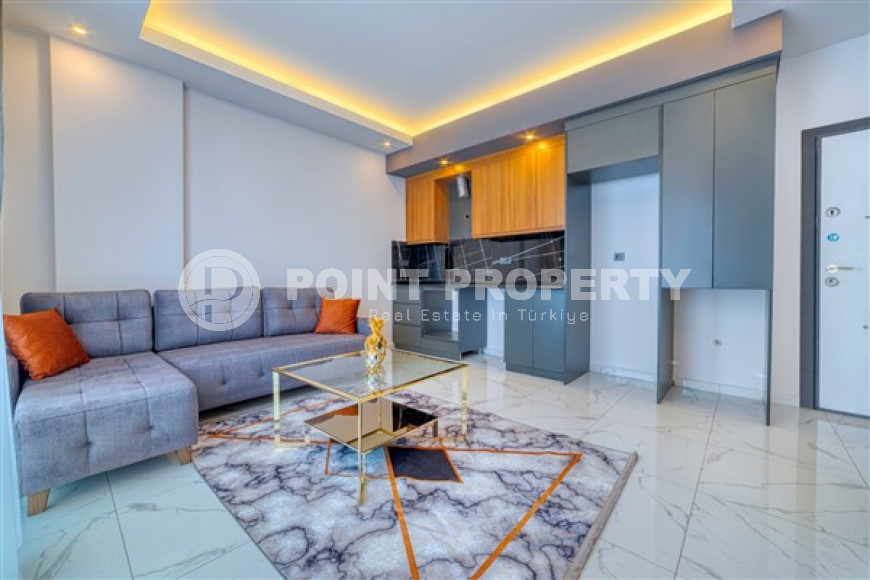 Furnished 1+1 apartment in a new complex in the very center of the European Oba district, 50 m2-id-1075-photo-2