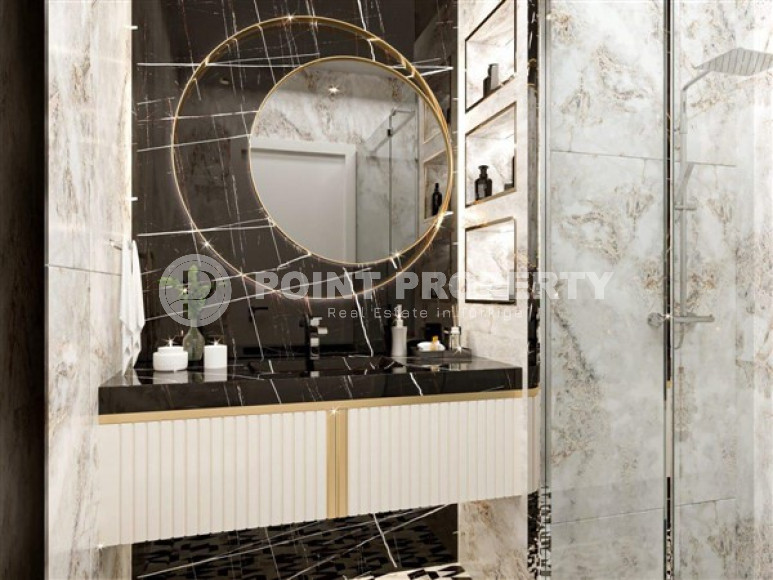 Two bedroom apartment, 77m², in Oba area, Alanya in a residence under construction 350m from the sea-id-1549-photo-20