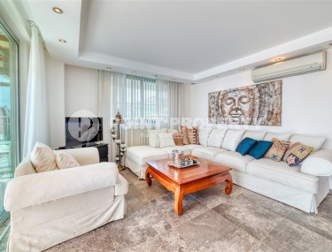 Stylish apartment with modern design 1300 meters from the sea, in a quiet area of Alanya - Cikcilli-id-7041-photo-3