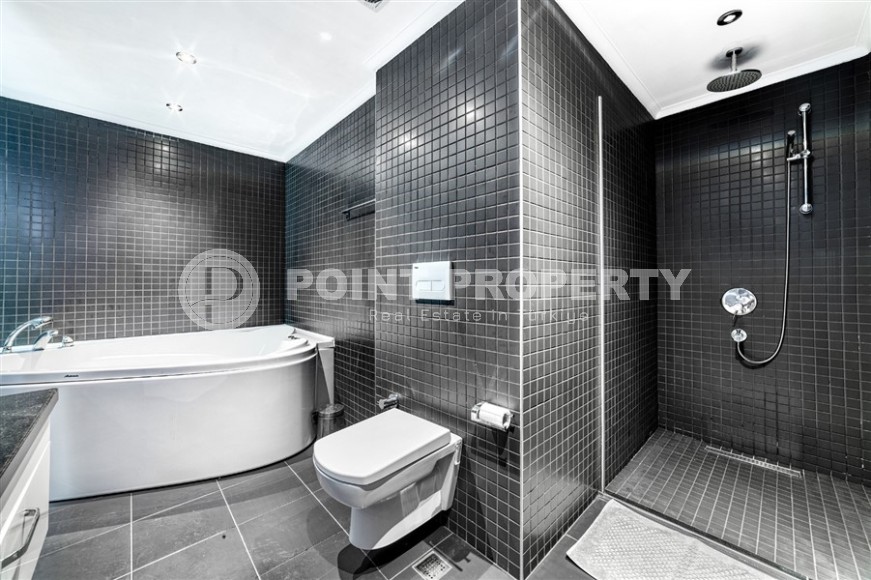 Stylish apartment with modern design 1300 meters from the sea, in a quiet area of Alanya - Cikcilli-id-7041-photo-13