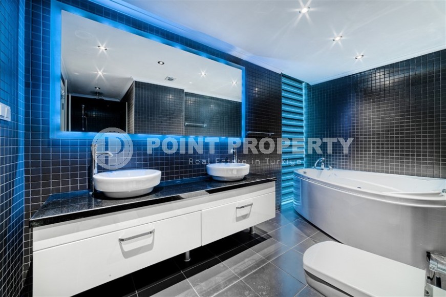 Stylish apartment with modern design 1300 meters from the sea, in a quiet area of Alanya - Cikcilli-id-7041-photo-15