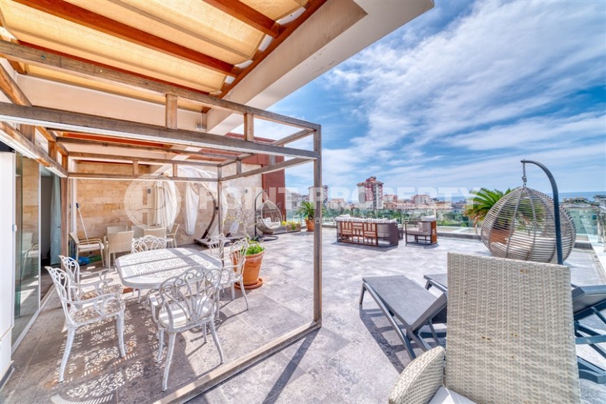 Stylish apartment with modern design 1300 meters from the sea, in a quiet area of Alanya - Cikcilli-id-7041-photo-18