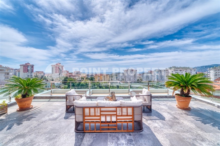 Stylish apartment with modern design 1300 meters from the sea, in a quiet area of Alanya - Cikcilli-id-7041-photo-20