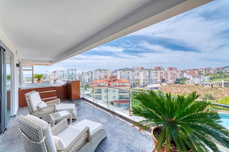Stylish apartment with modern design 1300 meters from the sea, in a quiet area of Alanya - Cikcilli-id-7041-photo-22