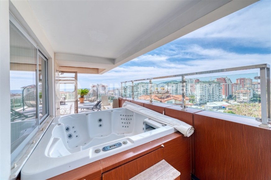 Stylish apartment with modern design 1300 meters from the sea, in a quiet area of Alanya - Cikcilli-id-7041-photo-23