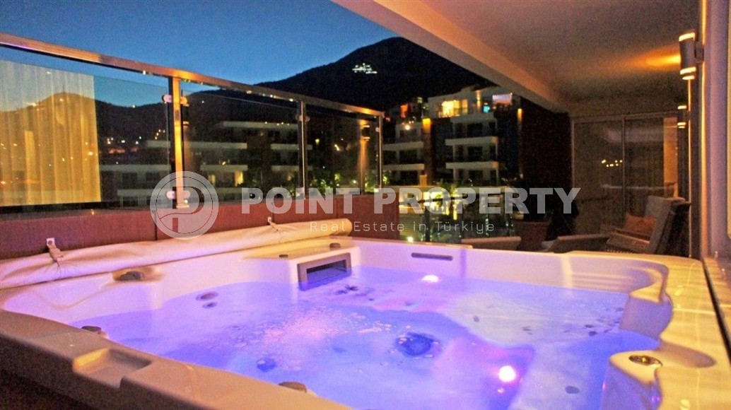 Stylish apartment with modern design 1300 meters from the sea, in a quiet area of Alanya - Cikcilli-id-7041-photo-24