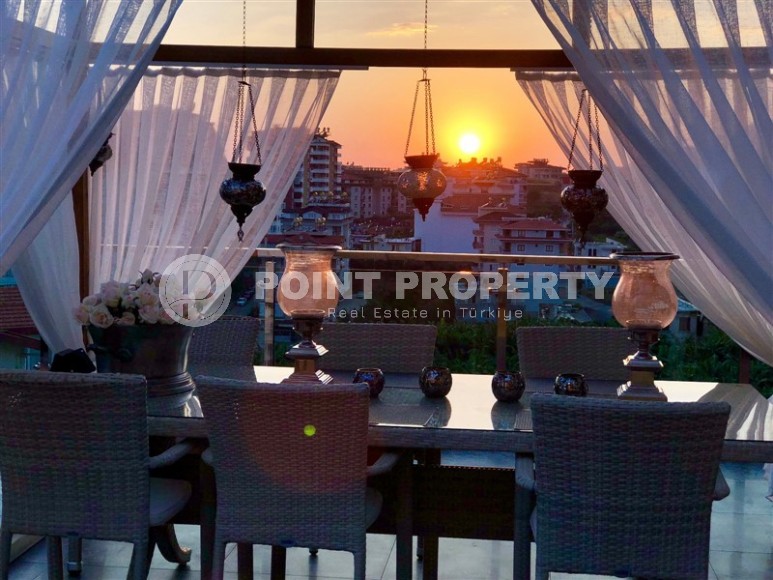 Stylish apartment with modern design 1300 meters from the sea, in a quiet area of Alanya - Cikcilli-id-7041-photo-25