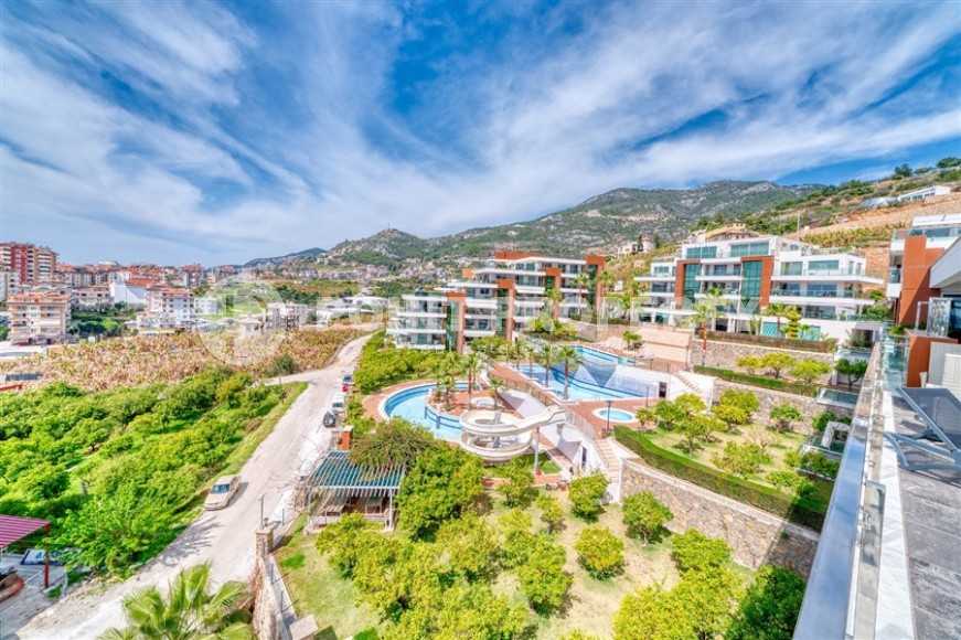 Stylish apartment with modern design 1300 meters from the sea, in a quiet area of Alanya - Cikcilli-id-7041-photo-26