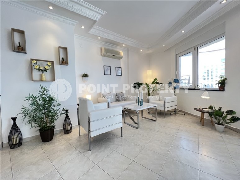 Светлая, просторная квартира в 500 метрах от моря, в центре живописного района Аланьи - Тосмур-id-7042-фото-2