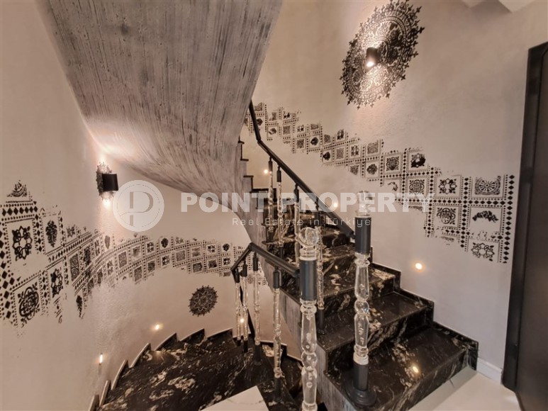 Элитная вилла с дизайнерским ремонтом, собственным садом и инфинити бассейном, в престижном районе Аланьи - Бекташ-id-7043-фото-14