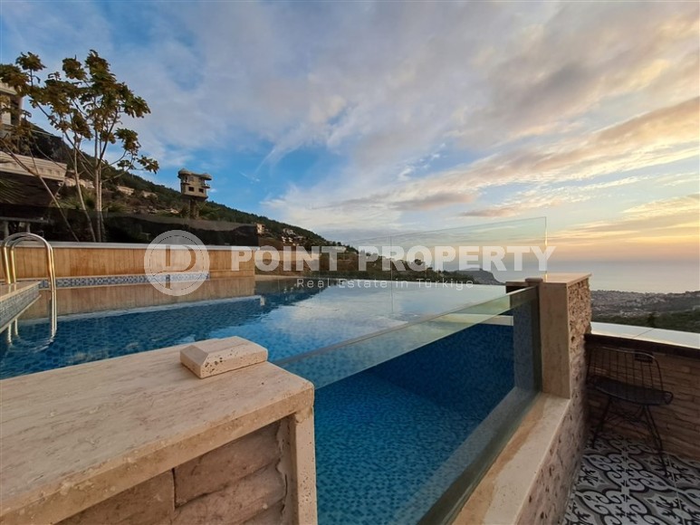 Элитная вилла с дизайнерским ремонтом, собственным садом и инфинити бассейном, в престижном районе Аланьи - Бекташ-id-7043-фото-22