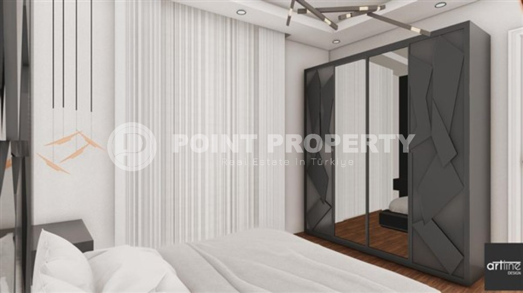 Two-room apartment, 67m², in a residence at the final stage of construction in the center of Alanya, 100m from the sea-id-1550-photo-8