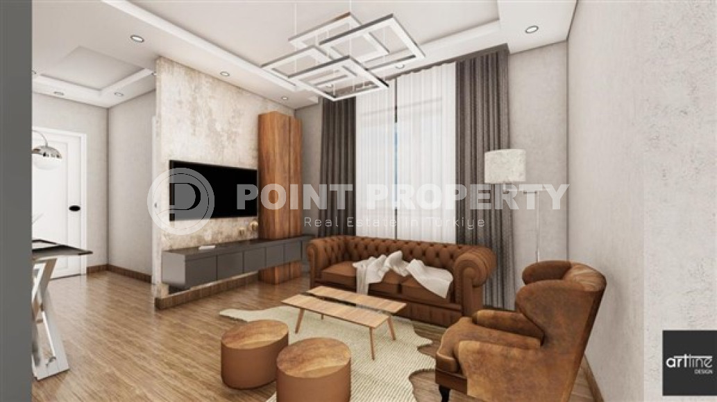 Two-room apartment, 67m², in a residence at the final stage of construction in the center of Alanya, 100m from the sea-id-1550-photo-10