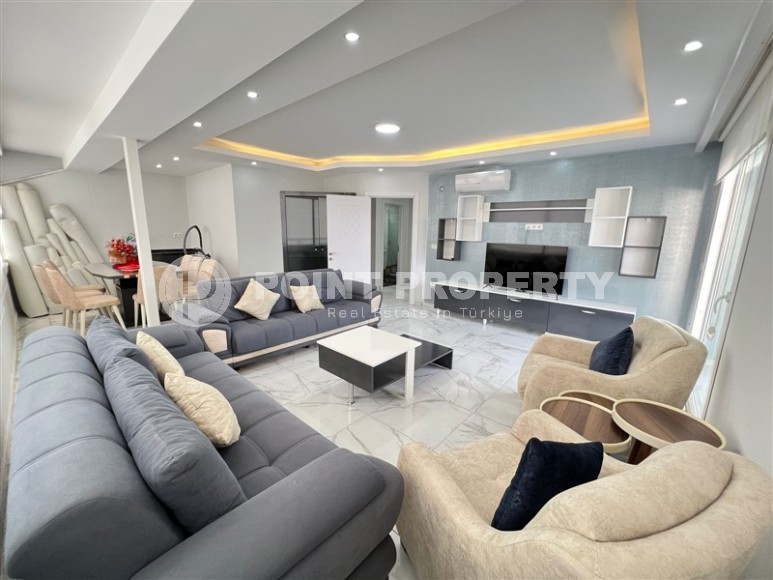 Квартира 3+1 с мебелью и бытовой техникой в 250 метрах от моря, в центре района Махмутлар-id-7049-фото-3