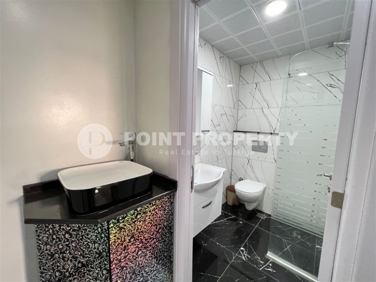 Квартира 3+1 с мебелью и бытовой техникой в 250 метрах от моря, в центре района Махмутлар-id-7049-фото-12