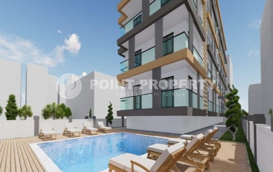 Two-room apartment, 67m², in a residence at the final stage of construction in the center of Alanya, 100m from the sea-id-1550-photo-3