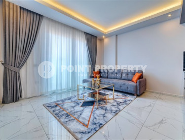 Furnished 1+1 apartment in a new complex in the very center of the European Oba district, 50 m2-id-1075-photo-4