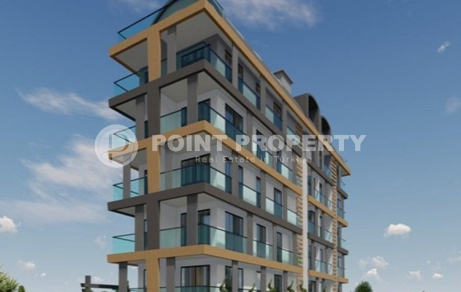 Two-room apartment, 67m², in a residence at the final stage of construction in the center of Alanya, 100m from the sea-id-1550-photo-4