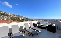 Panoramic duplex apartment with sea and mountain views, on the 3rd floor with attic in the center of Alanya-id-7051-photo-12