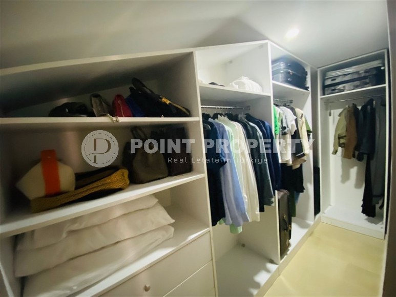 Панорамная квартира с видом на море и горы в резиденции 2011 года постройки, в престижном районе Аланьи - Бекташ-id-7055-фото-8