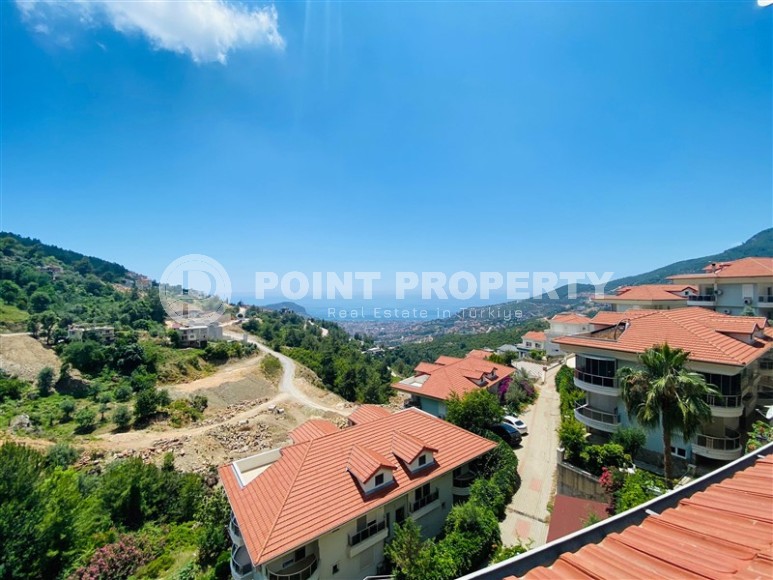 Панорамная квартира с видом на море и горы в резиденции 2011 года постройки, в престижном районе Аланьи - Бекташ-id-7055-фото-15