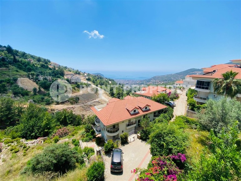 Панорамная квартира с видом на море и горы в резиденции 2011 года постройки, в престижном районе Аланьи - Бекташ-id-7055-фото-16