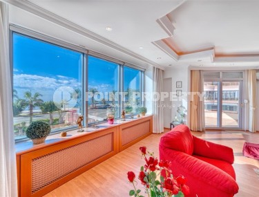 Светлая, уютная квартира с роскошной локацией на первой линии от моря, в центре современного района Аланьи - Нижняя Оба-id-7063-фото-3