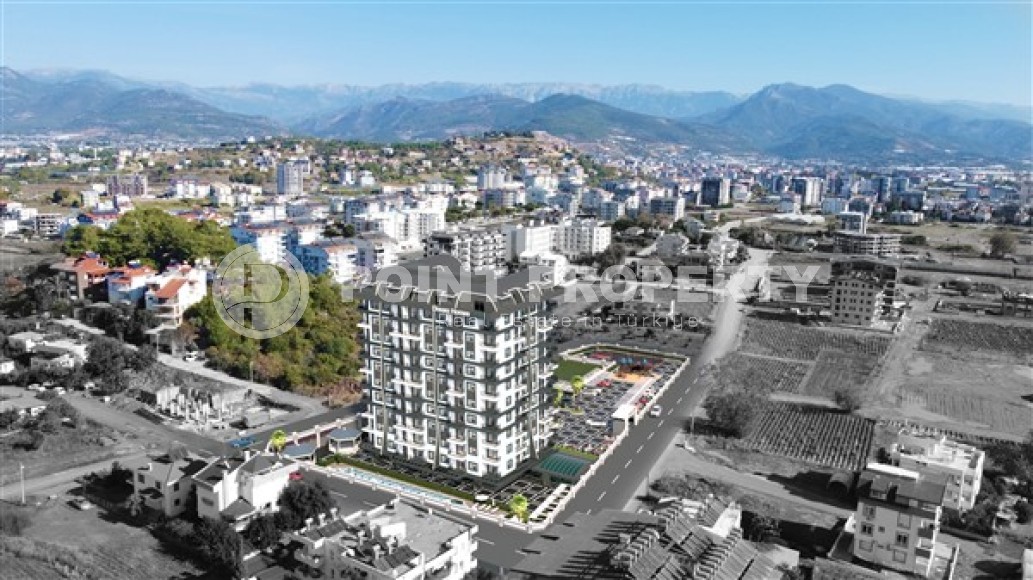 Небольшая квартира на 1-м этаже в жилом комплексе на этапе строительства, в 750 метрах от моря-id-7046-фото-5