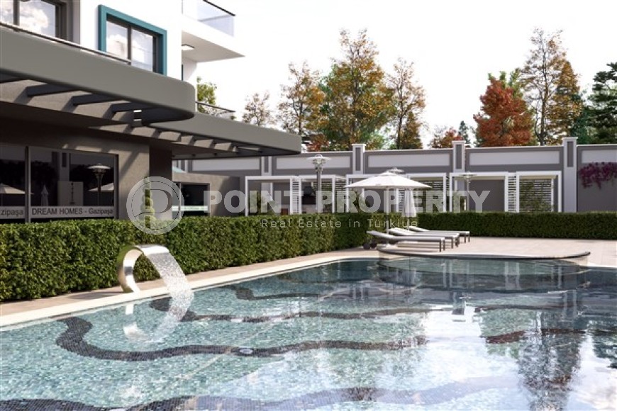 Небольшая квартира на 1-м этаже в жилом комплексе на этапе строительства, в 750 метрах от моря-id-7046-фото-7