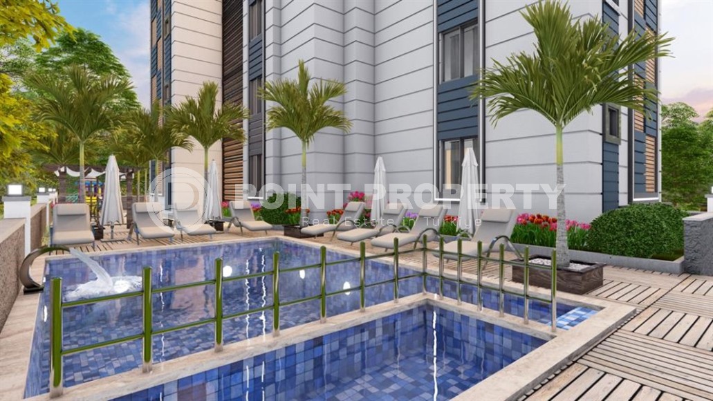 Two new apartments in a residential complex at the final stage of construction, in a green, environmentally friendly area of Alanya - Gazipasa-id-7068-photo-10