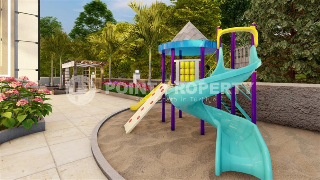 Two new apartments in a residential complex at the final stage of construction, in a green, environmentally friendly area of Alanya - Gazipasa-id-7068-photo-11