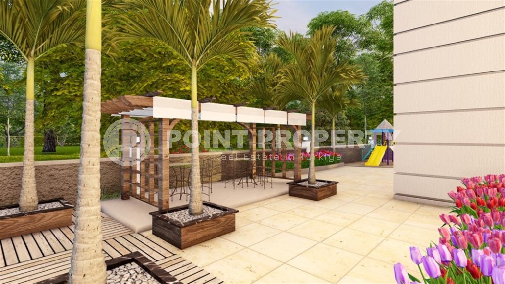 Two new apartments in a residential complex at the final stage of construction, in a green, environmentally friendly area of Alanya - Gazipasa-id-7068-photo-12