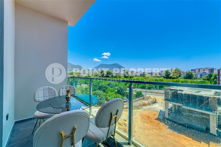 Furnished 1+1 apartment in a new complex in the very center of the European Oba district, 50 m2-id-1075-photo-8