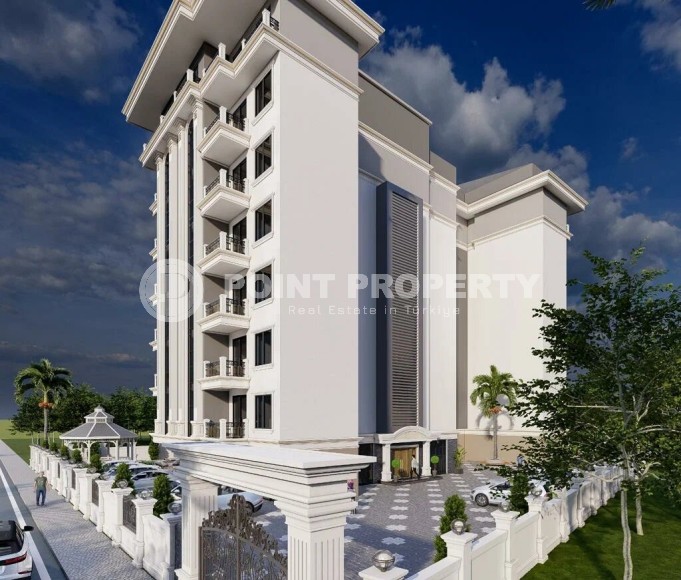 Недорогая квартира в жилом комплексе на завершающем этапе строительства, в перспективном районе Аланьи - Авсаллар-id-7074-фото-5