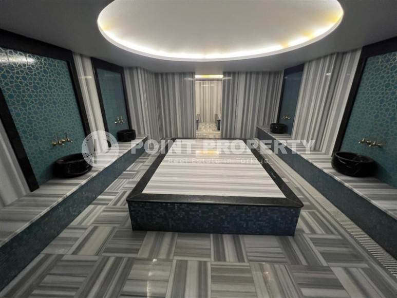 Новая квартира с качественной чистовой отделкой в 500 метрах от моря, в центре престижного района Аланьи - Кестель-id-7076-фото-13