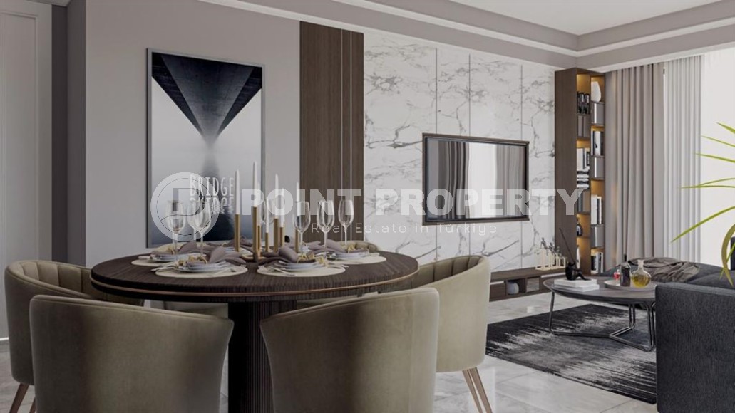 Доступная по цене квартира в строящемся жилом комплексе в двух километрах от моря, в инвестиционно привлекательном районе Аланьи - Авсаллар-id-7078-фото-2