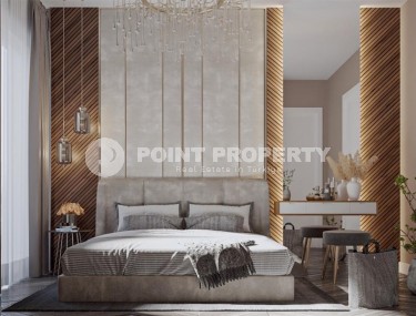 Доступная по цене квартира в строящемся жилом комплексе в двух километрах от моря, в инвестиционно привлекательном районе Аланьи - Авсаллар-id-7078-фото-5