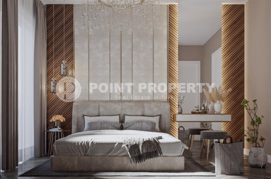 Доступная по цене квартира в строящемся жилом комплексе в двух километрах от моря, в инвестиционно привлекательном районе Аланьи - Авсаллар-id-7078-фото-5